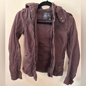 G Star Raw Vintage Y2K Women’s Hooded Cargo multi-pocket jacket - XS